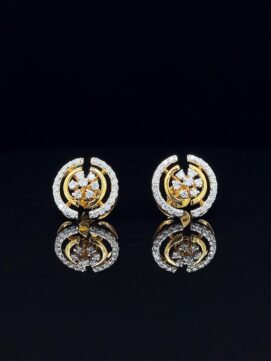 Astra Loop Diamond Earrings