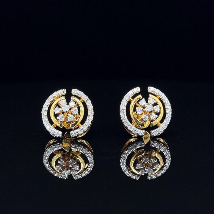 Astra Loop Diamond Earrings