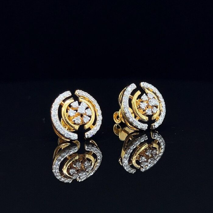 Astra Loop Diamond Earrings