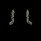 Celeste Curve Diamond Earrings