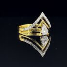 Celestial Drop Diamond Ring