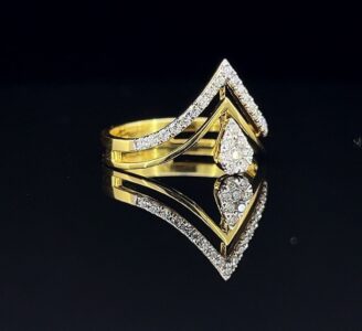 Celestial Drop Diamond Ring