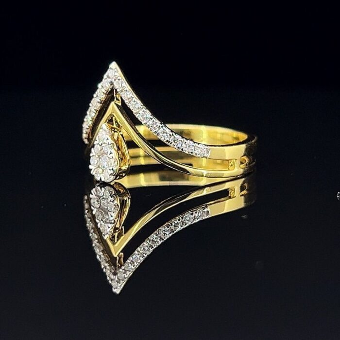 Celestial Drop Diamond Ring - 2 Celestial Drop Diamond Ring