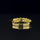 Chain Shaped Diamond Ring