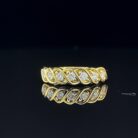 Chain Shaped Diamond Ring