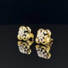 Flora Square Diamond Earrings