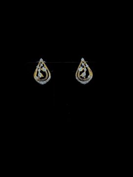 Flora Teardrop Diamond Earrings