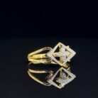 Flower Shaped Diamond Ring