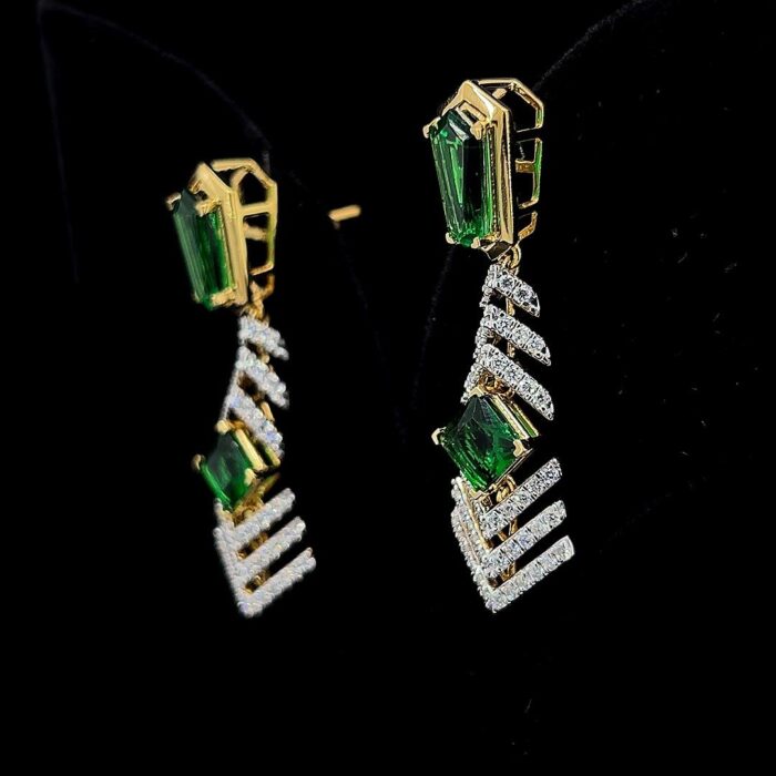 Gematrix Diamond Earrings - 2 Gematrix Diamond Earrings