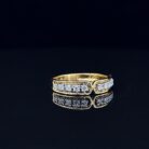 Glint Line Diamond Ring