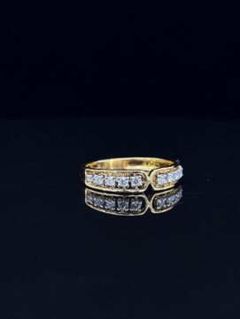 Glint Line Diamond Ring