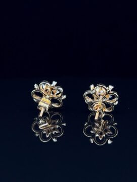 Glory Petals Diamond Earrings – 3 Glory Petals Diamond Earrings