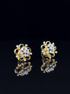 Glory Petals Diamond Earrings