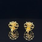 Golden Florette Diamond Earrings