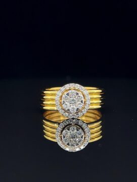 Golden Majesty Diamond Ring