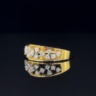 Golden Symphony Diamond Ring