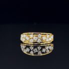 Golden Symphony Diamond Ring - 4