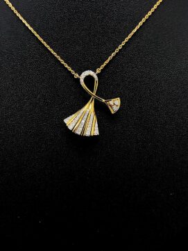 Golden Symphony Pendant Set