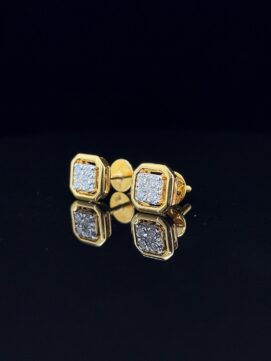 Quadelle Diamond Studs