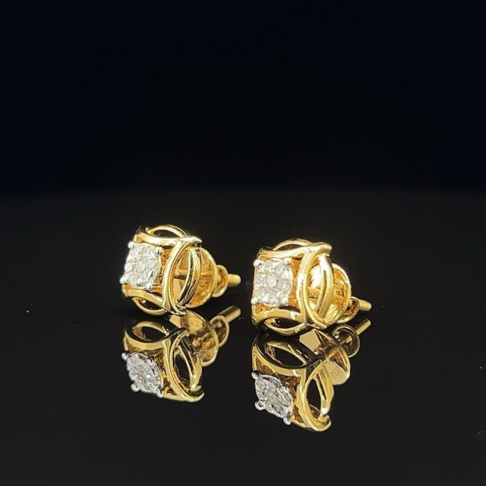 Regal Prism Diamond Studs - 2 Regal Prism Diamond Studs