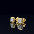 Sparkle Square Diamond Studs