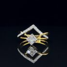 Square Shaped Diamond Ring