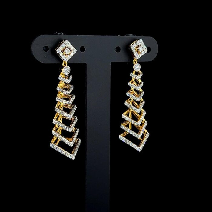 Stairway Spark Diamond Earrings