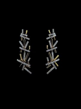 Stellar Shatter Diamond Earrings