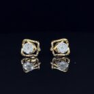 Twilight Knot Diamond Studs