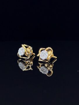 Twilight Knot Diamond Studs – 2 Twilight Knot Diamond Studs