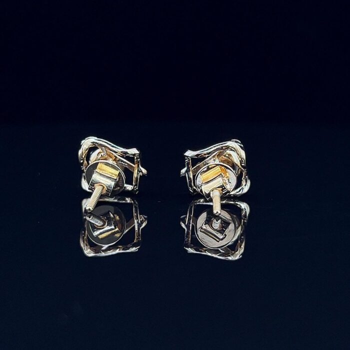 Twilight Knot Diamond Studs