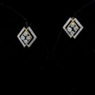 Verta Square Diamond Earrings